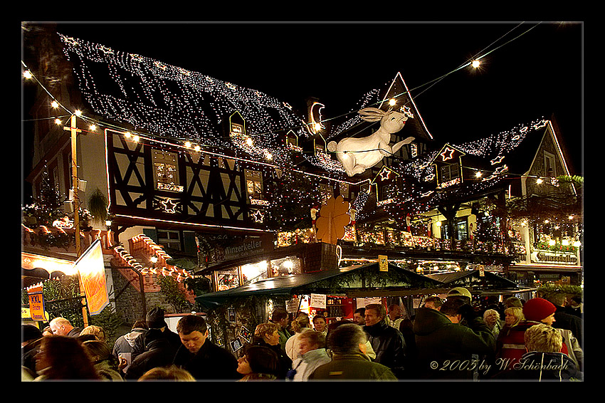 Weihnachtsmarkt in Rüdesheim