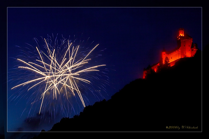 Rhein in Flammen in Braubach