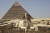 (073) Sphinx vor der Chephren-Pyramide